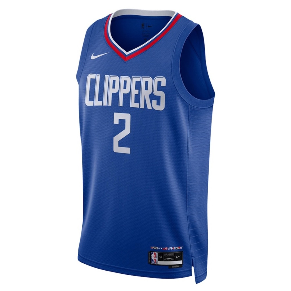 Nike Kwahi Leonard authentic Royal Blue Clippers Jersey size XXL